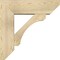 Ekena Millwork Legacy Slat Rough Sawn Bracket w/ Offset Brace, Douglas Fir, 8"W x 26"D x 26"H BKT0806X26X26LEC06RDF - alternate 4